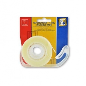 Vergroot Tapehouder + Rol Invisible Tapehouder + Rol Invisible
