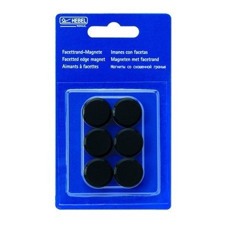 Maul magneten 6 stuks zwart