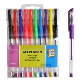 Vergroot Gelpennen kleur etui Gelpennen kleur etui