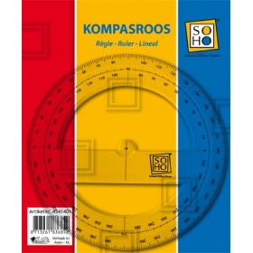 Vergroot Kompasroos transparant Kompasroos transparant