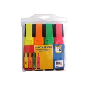 Vergroot Tekstmarkers set a 3- Soho Tekstmarkers set a 3- Soho
