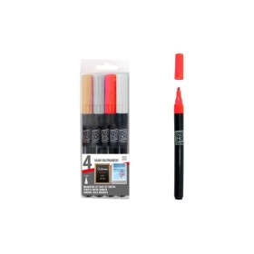 Vergroot Raam krijtmarkers 1-3mm 4 stuks Raam krijtmarkers 1-3mm 4 stuks