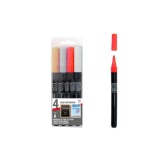 Raam krijtmarkers 1-3mm 4 stuks