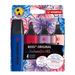 Stabilo Boss Naturecolors Wildflower Etui 4 Stuks