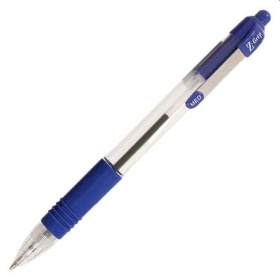 Vergroot Balpen Zebra Z-Grip Blauw Balpen Zebra Z-Grip Blauw