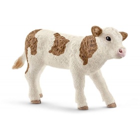 Vergroot Schleich Speelfiguur Simmental Kalf Schleich Speelfiguur Simmental Kalf
