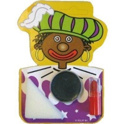 Schminkset Piet (spons, schmink, lippenstift)