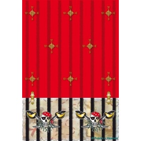 Vergroot Tafelkleed Red Pirate Tafelkleed Red Pirate