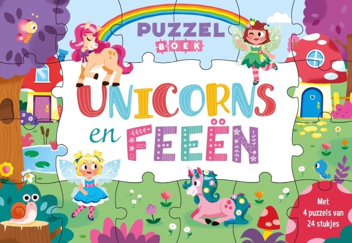 Unicorns En Feeen - Puzzelboek