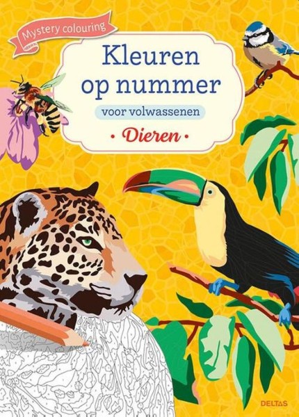 Kleuren Op Nummer Voor Volwassen Dieren