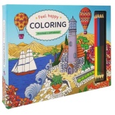 Feel happy coloring - kleurboek & potlodenset