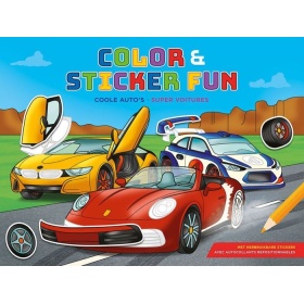 Vergroot Color & sticker fun - coole auto's Color & sticker fun - coole auto's