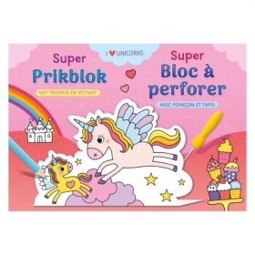 Vergroot Super Prikblok I Love Unicorns Super Prikblok I Love Unicorns