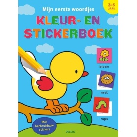 Mijn Eerste Woordjes Kleur- En Stickerboek (3-5 Jaar)