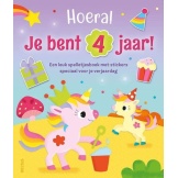 Doeboek Hoera! je bent 4 jaar! eenhoorns