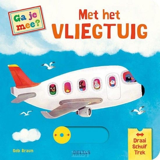 Kartonboekje Ga Je Mee? - Met Het Vliegtuig