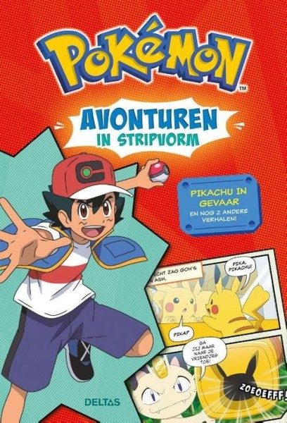 Boek Pokemon Avonturen In Stripvorm - Pikachu In Gevaar afbeelding