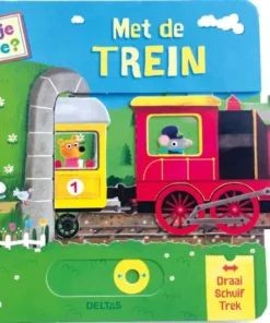 Kartonboek Ga Je Mee? - Met De Trein