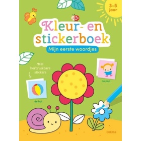 Vergroot Mijn Eerste Woordjes Kleur- En Stickerboek (3-5 Jaar) Mijn Eerste Woordjes Kleur- En Stickerboek (3-5 Jaar)