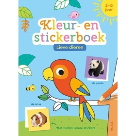 Vergroot Lieve Dieren Kleur- En Stickerboek (3-5 Jaar) Lieve Dieren Kleur- En Stickerboek (3-5 Jaar)