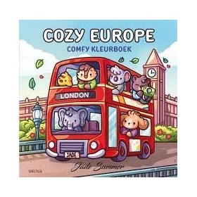 Vergroot Cozy Europe - Comfy Kleurboek Jade Summer Cozy Europe - Comfy Kleurboek Jade Summer