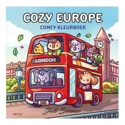 Cozy Europe - Comfy Kleurboek Jade Summer