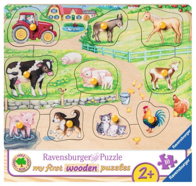 Ravensburger Houten Puzzel Op De Boerderij 10 ravensburger kopen in de aanbieding