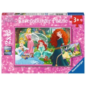 Vergroot Ravensburger Puzzel In De Wereld Van De Disney Prinsessen (2x12) Ravensburger Puzzel In De Wereld Van De Disney Prinsessen (2x12)