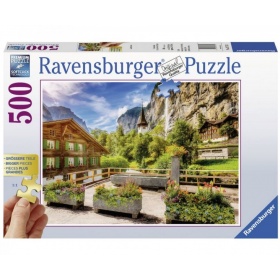Vergroot Ravensburger Puzzel Lauterbrunnen (500) Ravensburger Puzzel Lauterbrunnen (500)