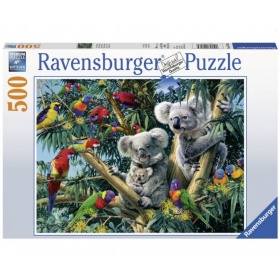 Vergroot Ravensburger Puzzel Koala's In De Boom (500) Ravensburger Puzzel Koala's In De Boom (500)