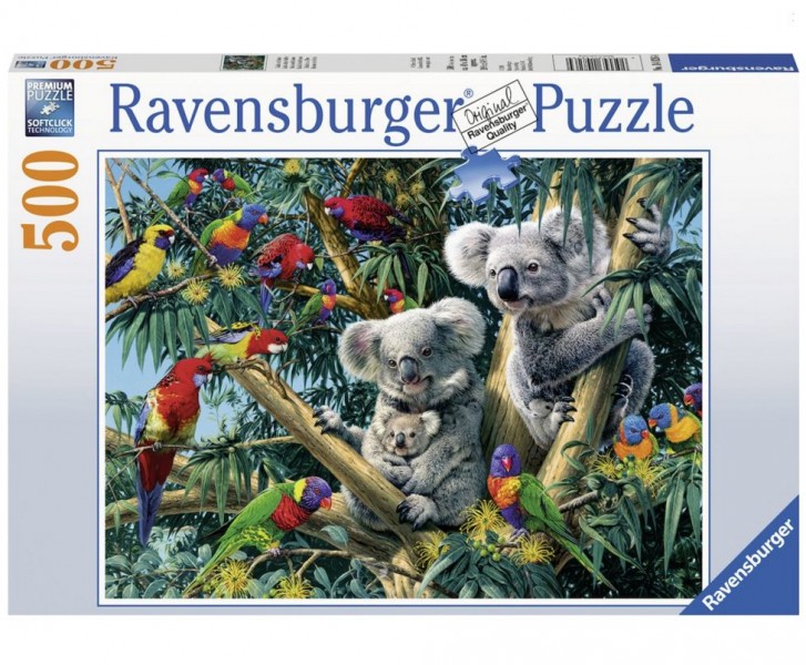Ravensburger Puzzel Koalas In De Boom 500 ravensburger kopen in de aanbieding
