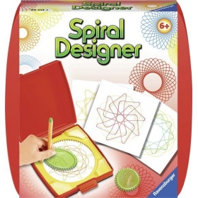 Vergroot Ravensburger Mini Spiral Design Rood Ravensburger Mini Spiral Design Rood