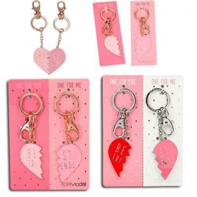 Topmodel Key Chain Gebroken Hart Set Van 2 Bff