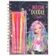 Topmodel Neon Doodle Kleurboek met Neon Stiften