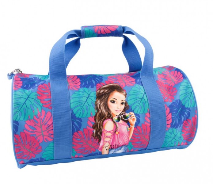 Depesche Topmodel Sporttas Tropical Blauw depesche kopen in de aanbieding