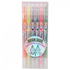Vergroot Topmodel Neon Marker met Dubbele Punt Topmodel Neon Marker met Dubbele Punt