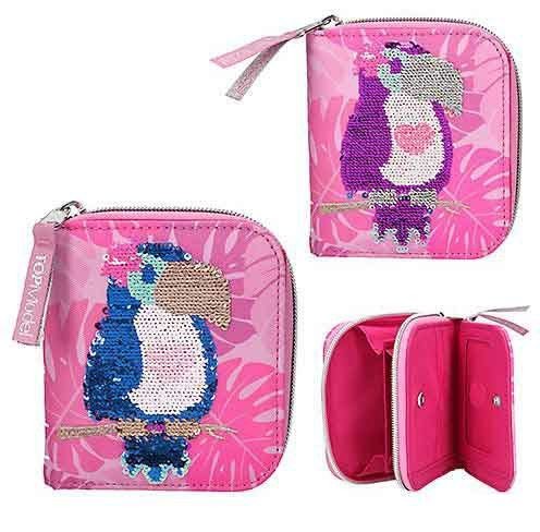 Depesche Topmodel Portemonnee Met Wrijfpailetten Tropical depesche kopen in de aanbieding