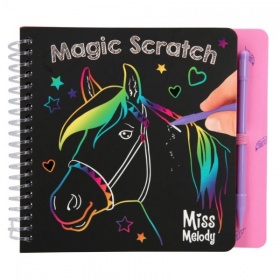 Vergroot Miss Melody Mini Magic Scratch Book Miss Melody Mini Magic Scratch Book