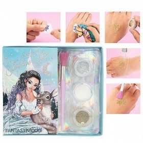 Vergroot Topmodel Fantasy Model Glitter Tatoeageset Iceprincess Topmodel Fantasy Model Glitter Tatoeageset Iceprincess