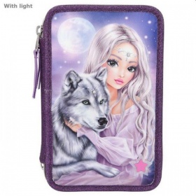 Vergroot Fantasymodel 3-Vaks Etui Wolf Led Fantasymodel 3-Vaks Etui Wolf Led