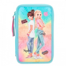 Vergroot Topmodel 3-Vaks Etui GOOD VIBES Topmodel 3-Vaks Etui GOOD VIBES
