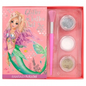 Vergroot Topmodel Fantasy Model Glitter Tatoeage Set Mermaid Topmodel Fantasy Model Glitter Tatoeage Set Mermaid