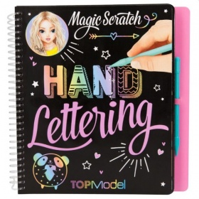 Vergroot Topmodel Magic-Scratch Boek Hand Lettering Topmodel Magic-Scratch Boek Hand Lettering