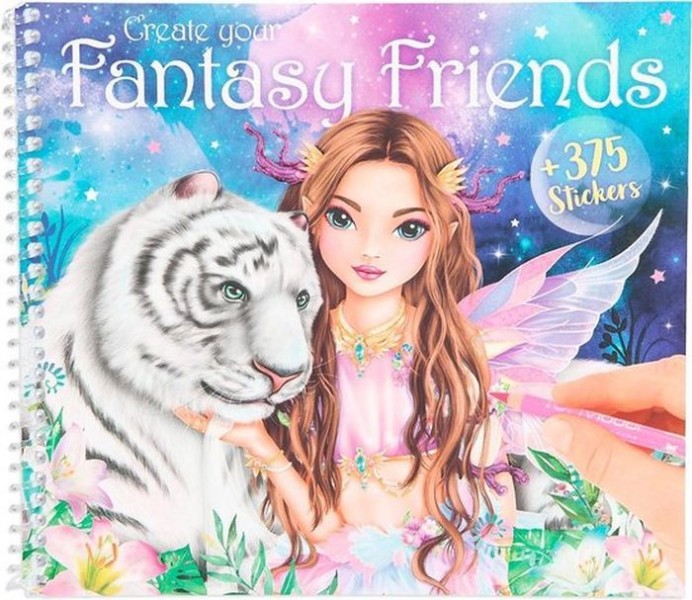 Top Model Create Your Fantasy Friend Kleurboek
