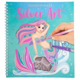 Topmodel Fantasy Model Silver Art Kleurboek