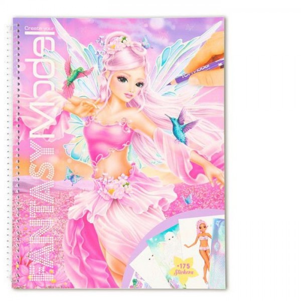 Topmodel Create Your Fantasy Model Kleurboek