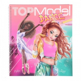 Vergroot Topmodel Dance Kleurboek Topmodel Dance Kleurboek