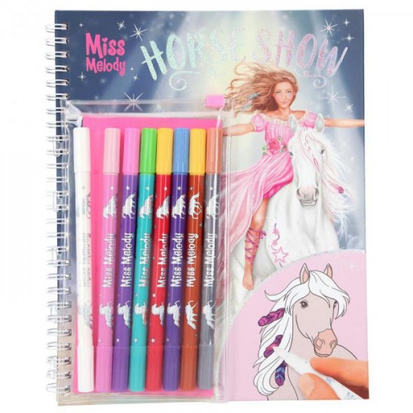 Miss Melody Kleurboek met magic viltstiften