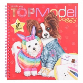 Vergroot Create Your Topmodel Doggy Kleurboek Create Your Topmodel Doggy Kleurboek