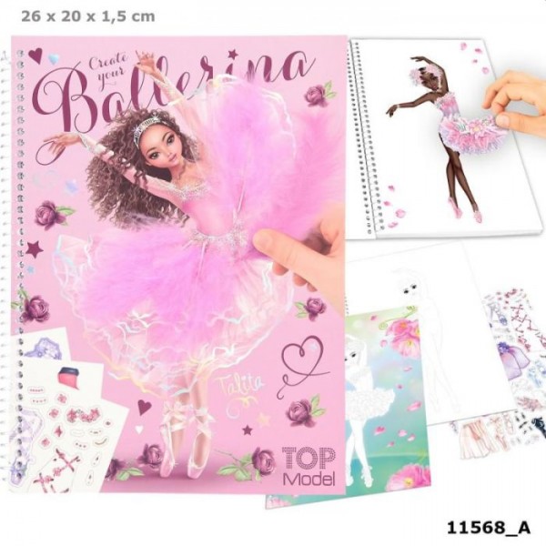 Create Your Topmodel Kleurboek Met Stickers Ballet
